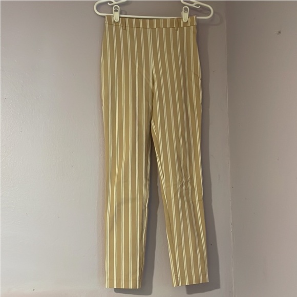 Forever 21 Pants - Tan and White Striped Legging Pants